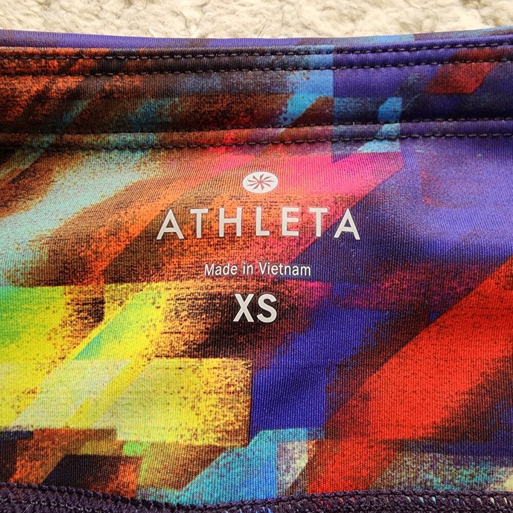 Athleta Sonar Colorburst Rainbow Leggings XS – Full Length, Multicolor - Picture 9 of 16